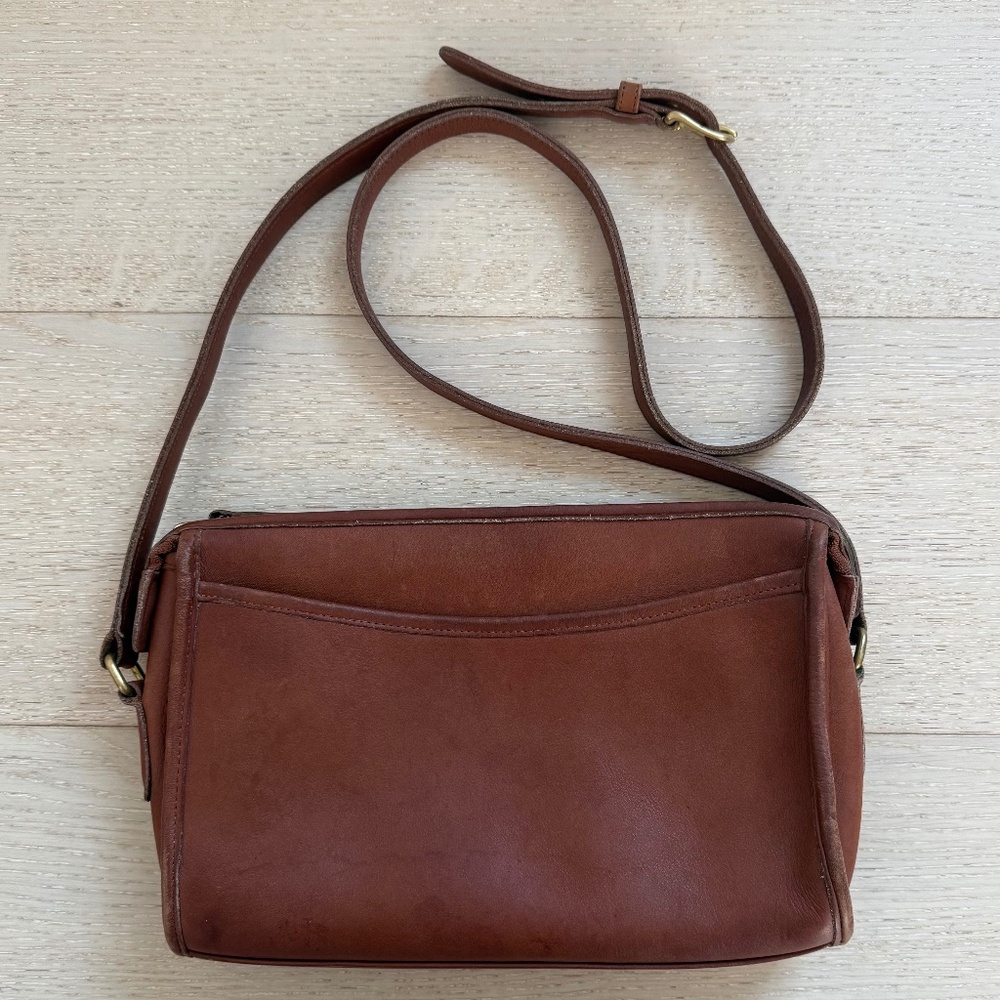 Vintage Coach 9944 British Tan Crossbody Bag